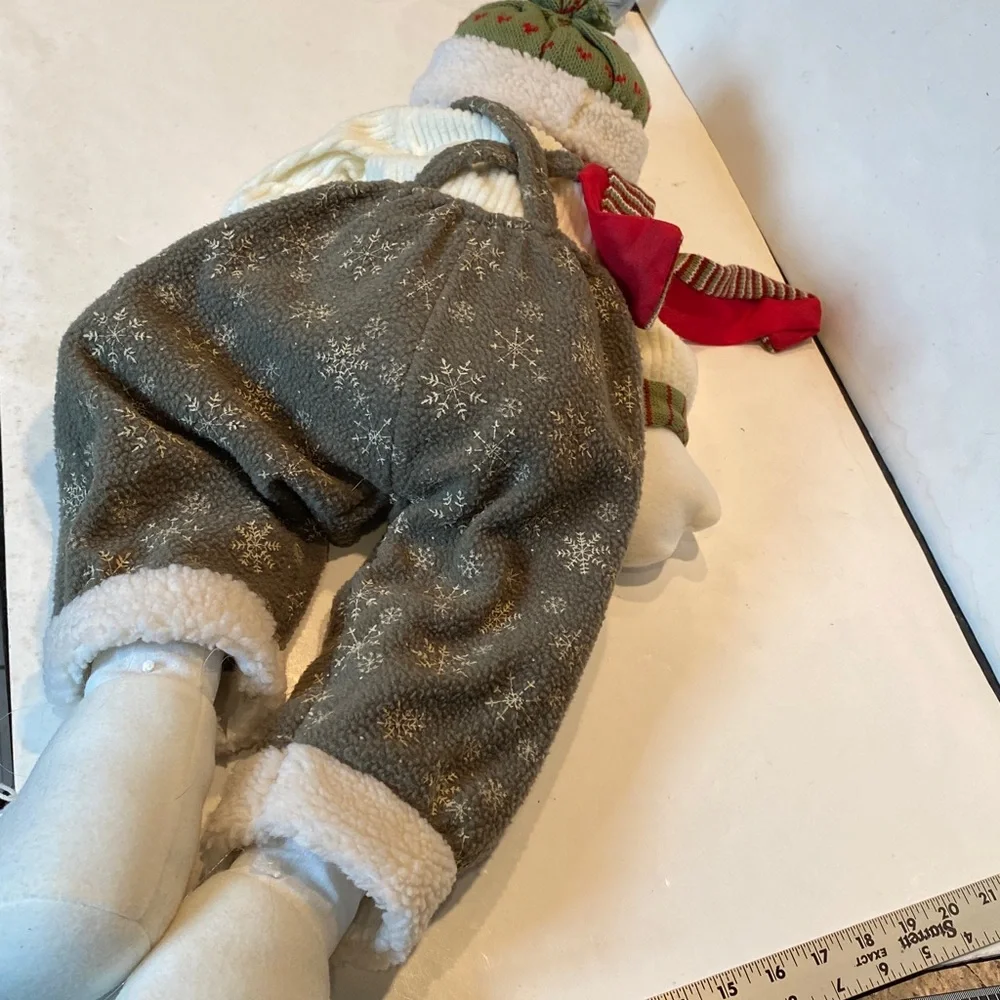 Oversized Stuffed & Dressed Snowman - Picture 5 of 5